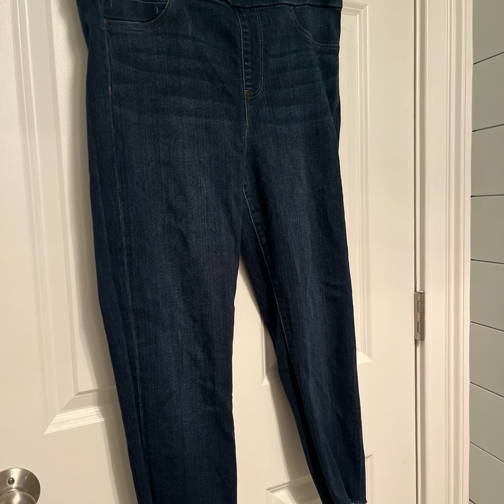 Liverpool Blue Skinny Jeans High-Waisted Stretch